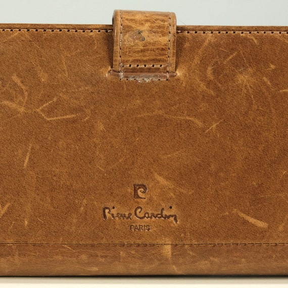 Vintage Pierre Cardin Leather Wallet // Brown Lea… - image 3