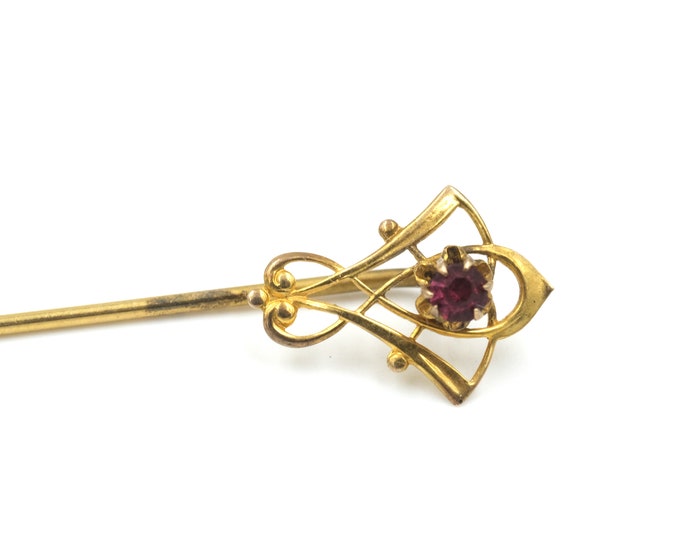 Vintage Stick Pin // Gold Toned Stick Pin // Classic Stick Pin