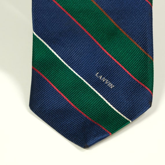 Lanvin Striped Tie // Preppy Style // Designer Vi… - image 3