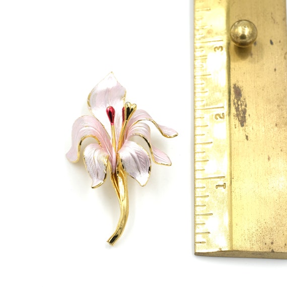 Vintage Metal Flower Brooch by Giovanni Cerrito /… - image 5