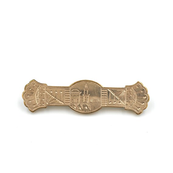 Antique Bar Pin (c. 1877) // Victorian Brooch // … - image 2