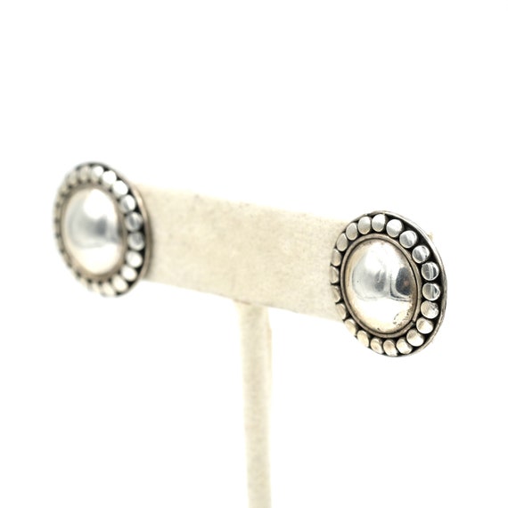 Vintage Simple Sterling Dot Studs // Stud Earring… - image 5