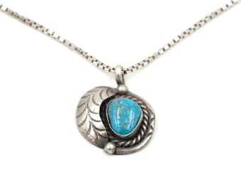 ヴィンテージ 925 スターリングシルバー ブルーターコイズ コーラル