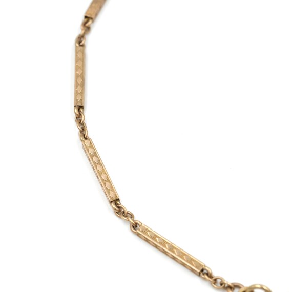 Art Deco 10k Gold Watch Chain 13.25" // Art Deco … - image 2