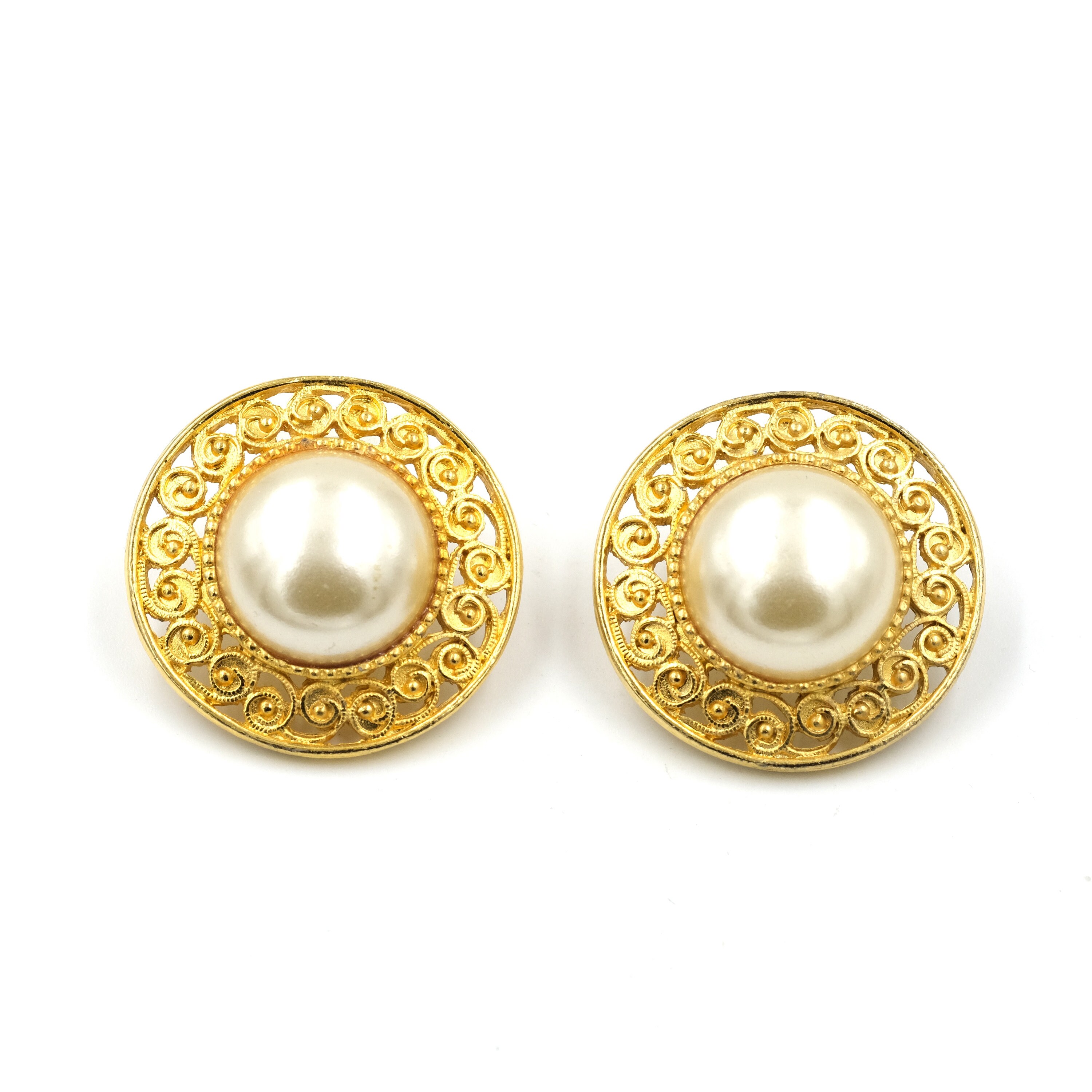 Vintage Gold Tone Faux 