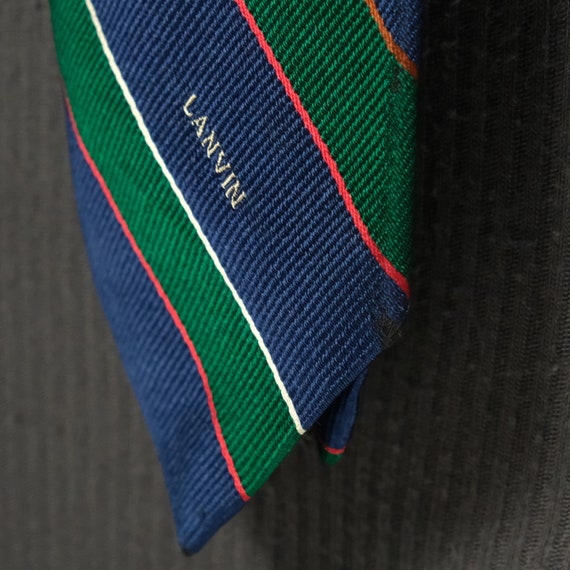 Lanvin Striped Tie // Preppy Style // Designer Vi… - image 7