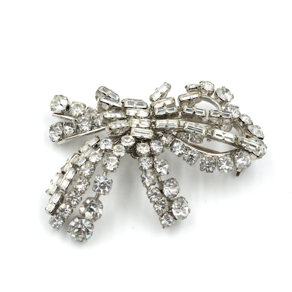 Vintage Austrian Rhinestone Brooch // Vintage Rhi… - image 1