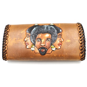 Portefeuille rétro vintage fait à la main - Funky Leather Wallet