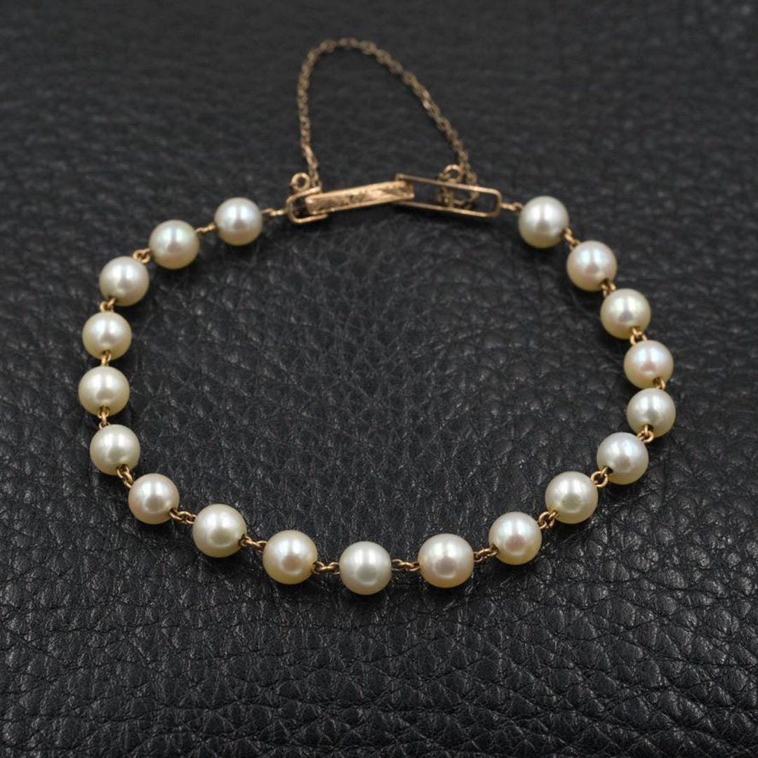 CLASSIC PEARL 5MM BEAD BRACELET main image 1
