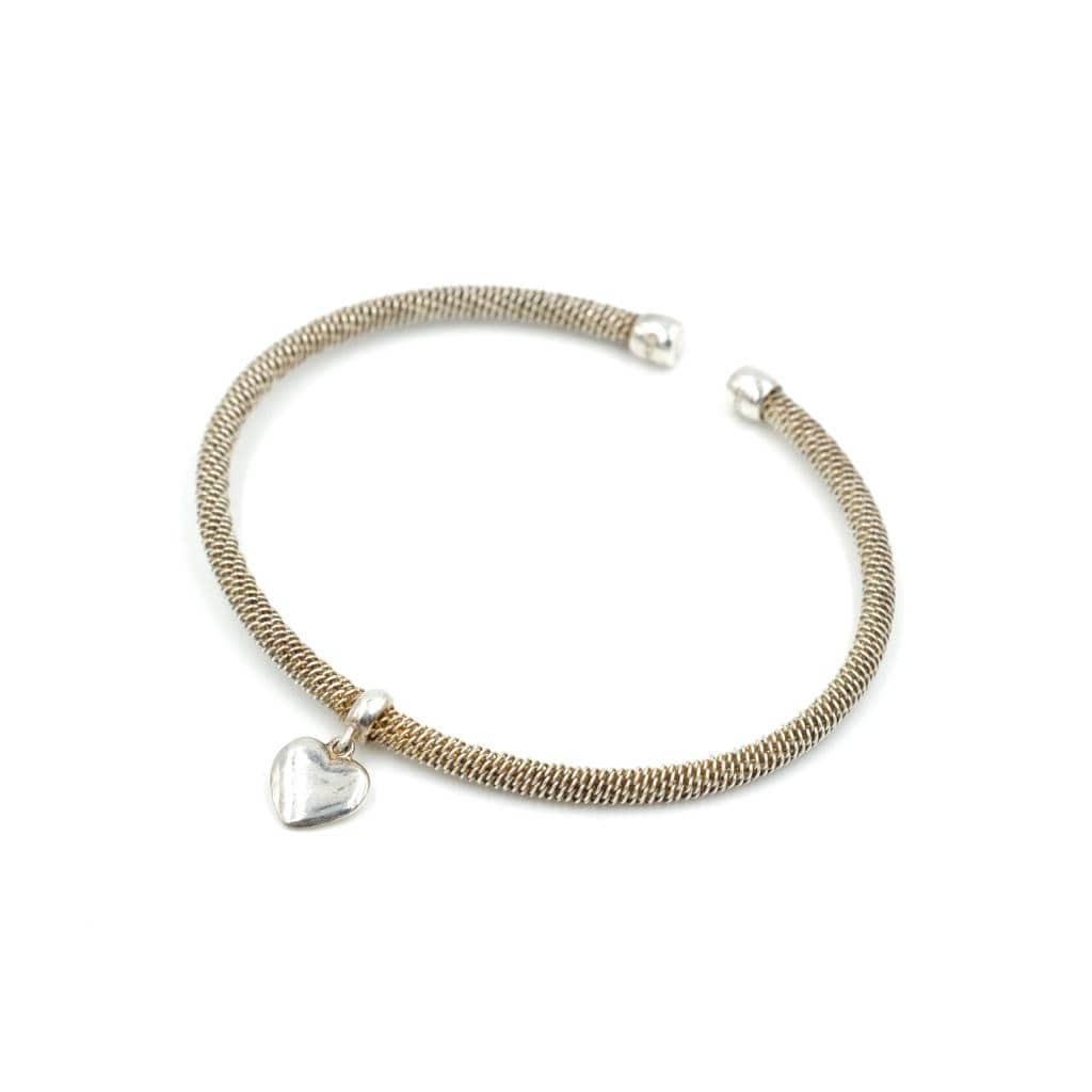 Tiffany ヴィンテージメッシュバングル希少 Tiffany & Co. - Tiffany ヴィンテージメッシュ ブレスレットの