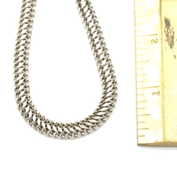 Vintage 835 Silver Flat Link Chain 20.8" // Vinta… - image 6