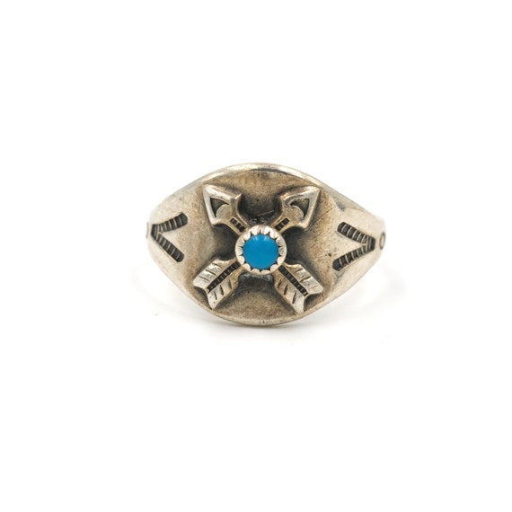 Size 5.5 // Bell Trading Turquoise Sterling Crosse