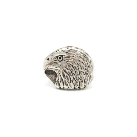 Size 8.5 // Sculptural Eagle Sterling Statement Ri
