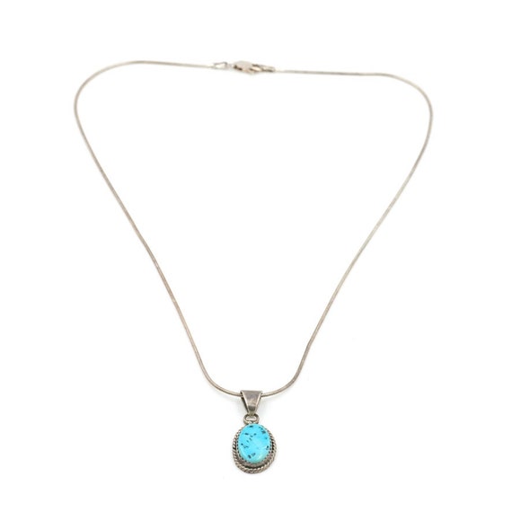 ♦Vintage♦ メキシコ製 シルバー925 ターコイズ スネーク ペンダント Vintage メキシコ製 シルバー925 ターコイズ スネーク ペンダント