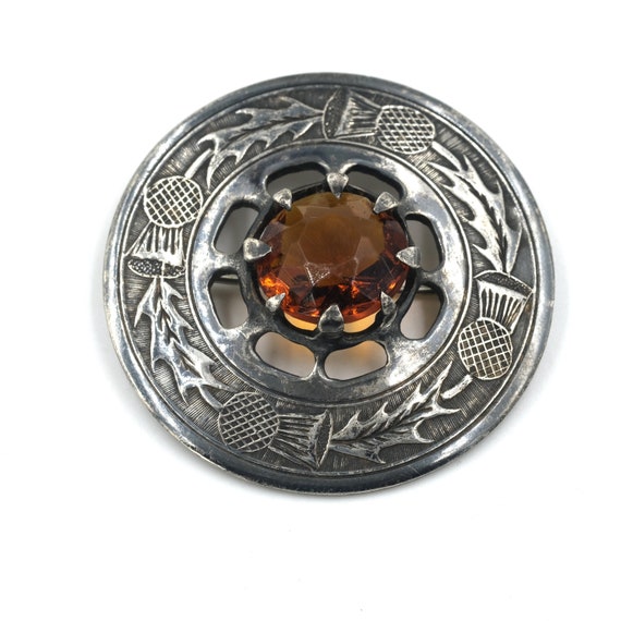 Vintage Scottish Thistle Pin Scottish Brooch Vintage Thistle