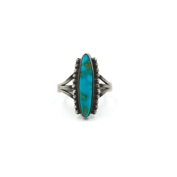 1960s Turquoise Ring // Size 6 // Vintage Turquois