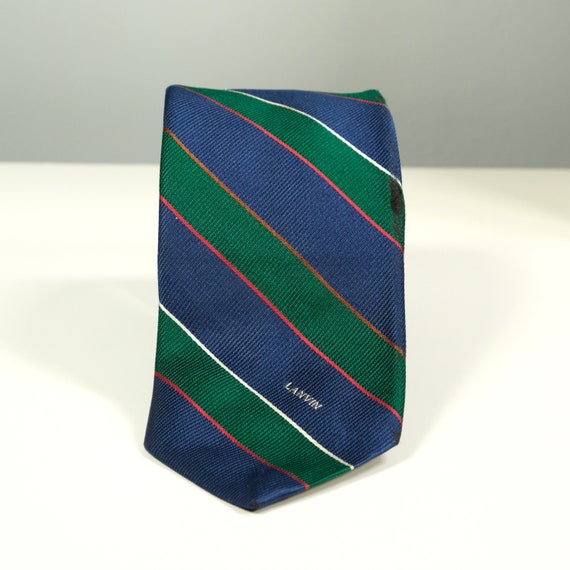 Lanvin Striped Tie // Preppy Style // Designer Vi… - image 1