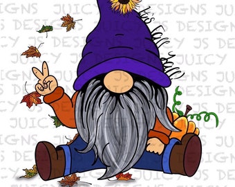 It’s Fall Y’all | Gnome| sunflower| graffiti design | pumpkins | fall tees | Digital download | sublimation design