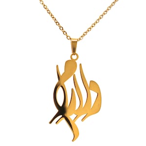 Handmade Personalized Persian Parsi Farsi Name Delaram Necklace Locket Chain