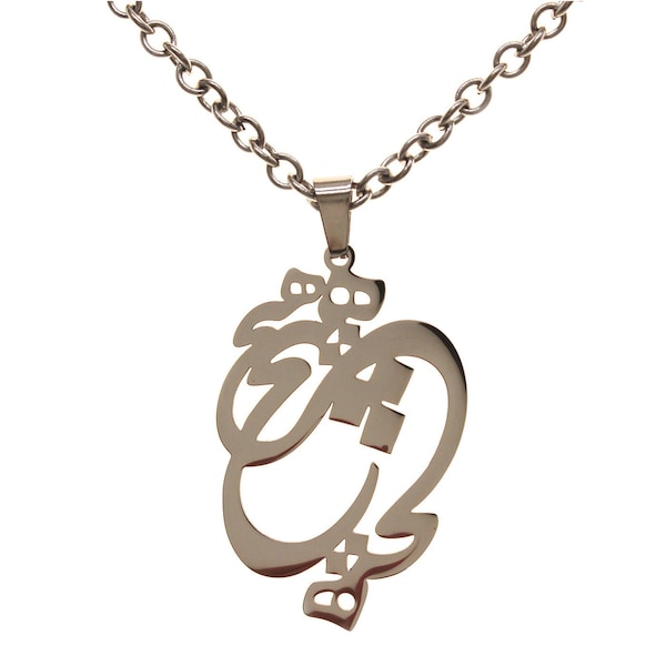 Iranian Persian Farsi Poem Hich Necklace