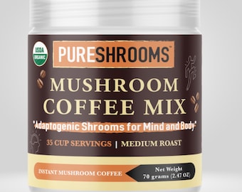 Caffè ai funghi: Criniera di leone biologica, Reishi, Cordyceps - Tostatura media