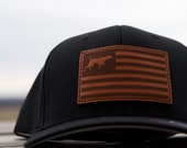 FlexFit God Bless Bird Dogs- Bird Hunting Hat- Hunter s Gift- German Shorthaired Pointer- GSP present - Birddog - Hunting