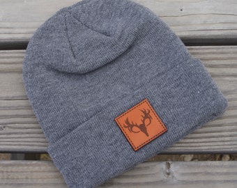 Deer Hunting Beanie - American Archery Buck Hunter - Hunt Outdoors Present - Gift for Men, Husband or Boyfriends