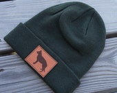 German Shepherd Beanie - GSD Hat- Shepherd Gift- German Shepherd Puppy- German Shepherd mom or dad present