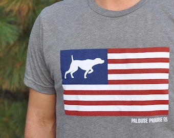 God Bless Bird Dogs T-Shirt | Bird Hunting Shirt |Hunter’s Gift | German Shorthaired Pointer | GSP present | Gift for Men, Husband