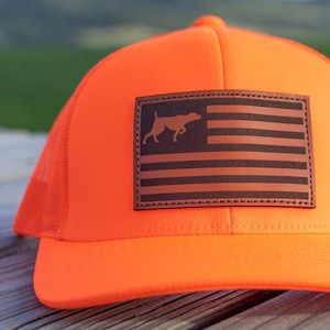 Blaze God Bless Bird Dogs- Bird Hunting Hat- Hunter’s Gift- German Shorthaired Pointer- GSP present - Birddog America - Hunt Upland