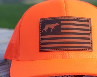 Blaze God Bless Bird Dogs- Bird Hunting Hat- Hunter’s Gift- German Shorthaired Pointer- GSP present - Birddog America - Hunt Upland