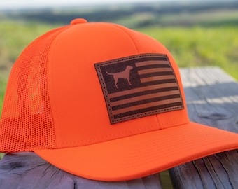 Blaze God Bless Labs- Labrador retriever Hat- Hunter’s Gift- yellow, black, chocolate lab- Lab mom or dad present - Birddog