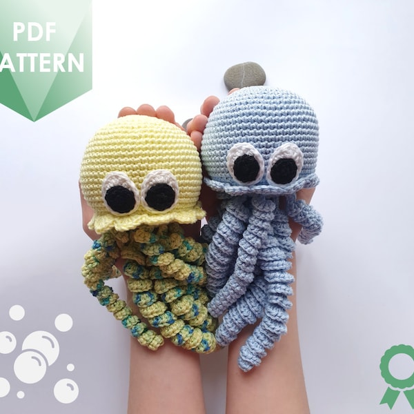 Crochet Octopus Pattern PDF, Anxiety toy, diy tutorial, crochet gift, baby Comfort toy, Easy to follow