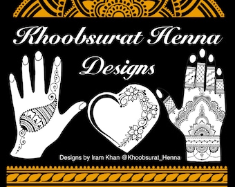 375+ Henna Designs: Hands, Arms, Bridal Art (PDF Digital Download)