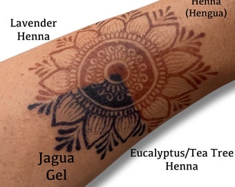 Jagua Henna (Hengua) Bulk Cones 1-10 | Jagua Juice mixed with Henna Powder | Smooth Silky Paste