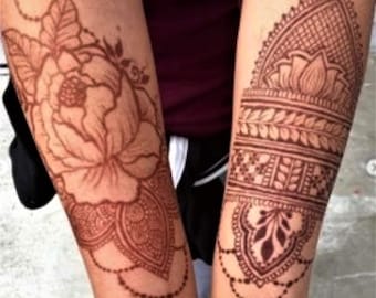 Jagua Henna (100% Hengua) Bulk Cones 1-10 | Jagua Juice mixed with Henna Powder | Smooth Silky Paste