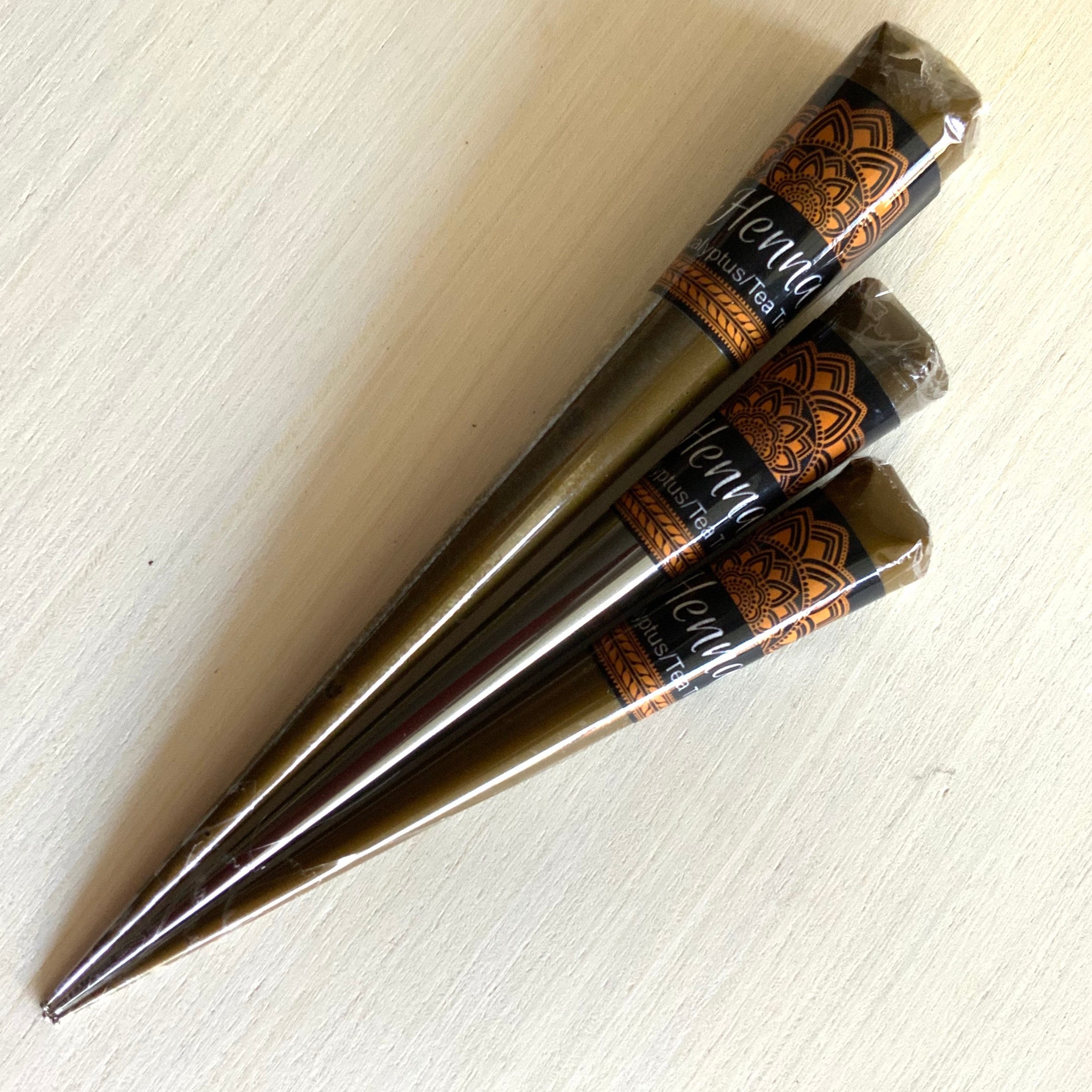 Lot De 2 Cônes De Henné Organique – Teinte Rouge/Marron Naturel