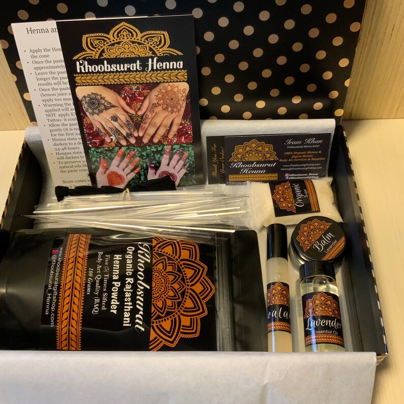 Ultimate DIY Henna Kit makes up to 20 Cones 100 Grams Henna Etsy