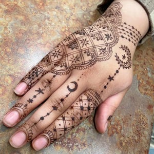 Jagua Henna (Hengua) Bulk Cones 1-10 | Jagua Juice mixed with Henna Powder | Smooth Silky Paste image 2