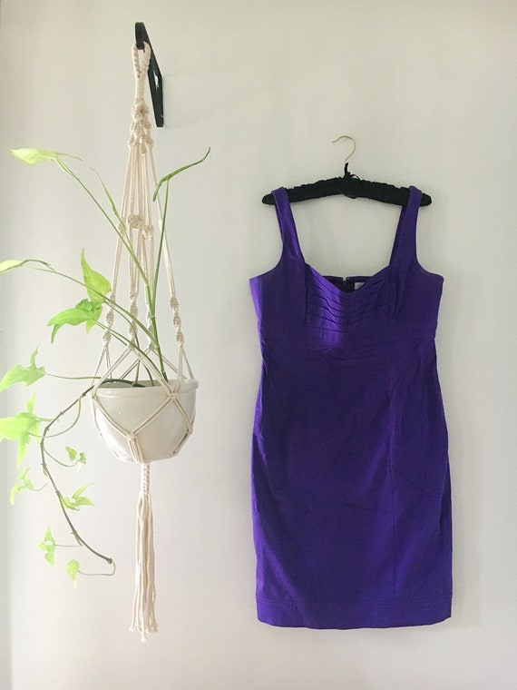 royal purple bodycon dress