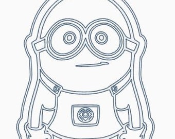 Minions cookie cutter 3D printable Dispicable Me Bob