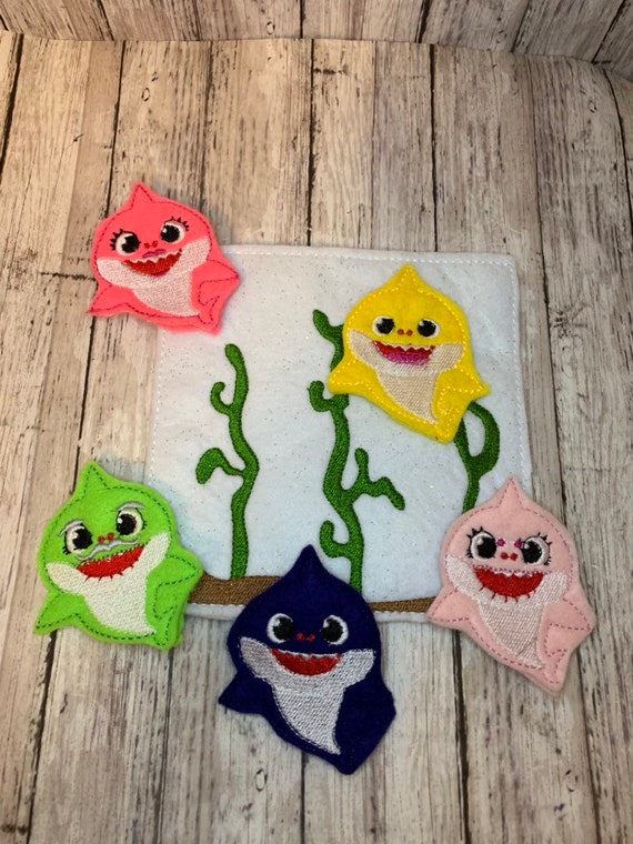 baby shark finger puppets