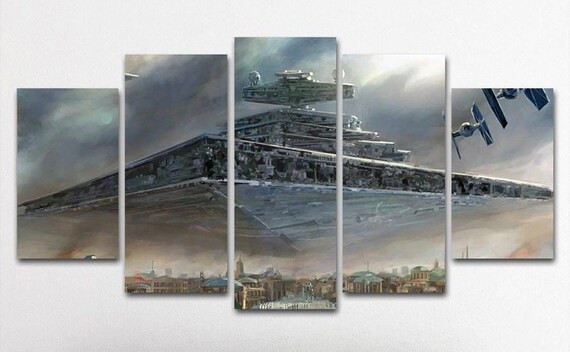 star wars canvas art 5 piece