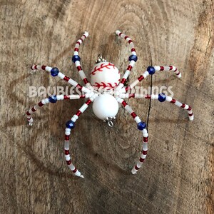 Baseball Team Beaded Spider