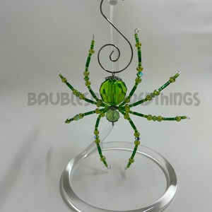 Glorious Green Beaded Spider image 4