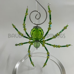 Glorious Green Beaded Spider image 3