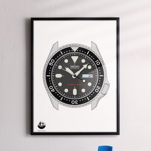 Seiko Skx Art Etsy Canada