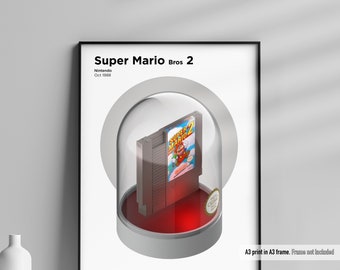 Super Mario Bros 2 Poster Print - Bottled Retro