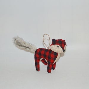 buffalo plaid stuffed animal
