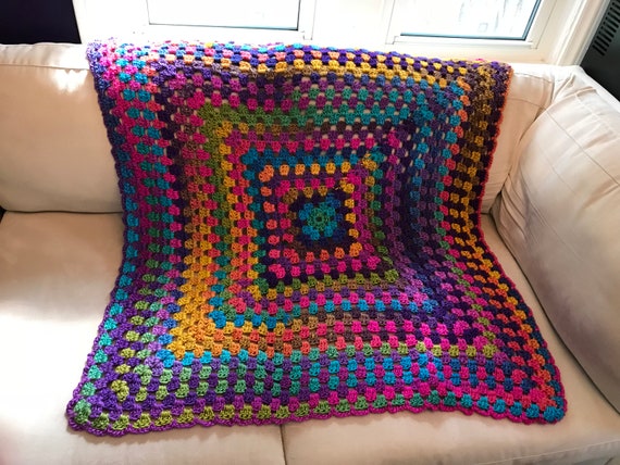 rainbow receiving blanket